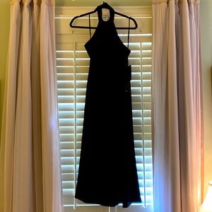 NWT LuLu’s Silk Midi Dress